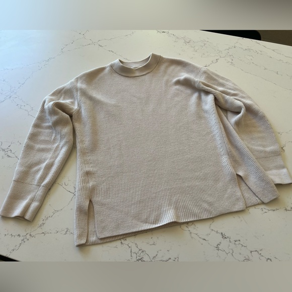 Lululemon Merino Wool-Blend Ribbed Crewneck Sweater - Picture 6 of 11